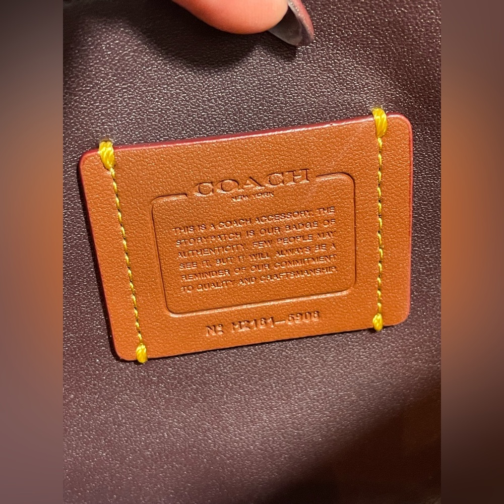 NWT COACH Tabby Clutch with bead chain - Picture 12 of 12